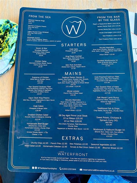 waterfront restaurant isle of wight|the waterfront hythe menu.